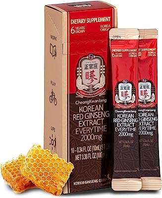 Bâtons portables kgc cheongkwanjang chaque fois 2000 milligrammes extrait de ginseng rouge coréen panax pour soutenir une immunité et de s. DIAYTAR COTE D'IVOIRE  - votre partenaire pour un shopping discount en ligne réussi. Parcourez notre assortiment complet de produits discount, incluant tout ce dont vous avez besoin pour la maison, l'électroménager, l'informatique, la mode et les gadgets. Profitez de nos prix avantageux et faites des économies sur vos achats en ligne, sans compromis sur la qualité.