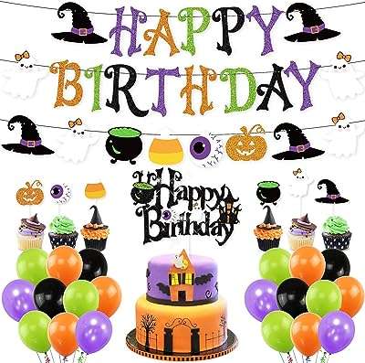 Décorations de fête d'anniversaire d'halloween bannière de joyeux anniversaire ballons en latex. DIAYTAR COTE D'IVOIRE, le paradis du shopping en ligne à prix discount ! Naviguez à travers notre large gamme de produits discount soigneusement sélectionnés pour votre maison, votre cuisine, votre dressing et bien plus encore. Faites de bonnes affaires et offrez-vous les dernières tendances à petits prix, tout en restant à l'affût des nouveautés.
