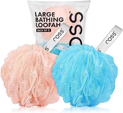 Éponge de bain nettoyante très moussante ross grande (pêche et bleu). DIAYTAR COTE D'IVOIRE, votre boutique en ligne préférée pour dénicher des produits à prix discount. Rendez-vous sur notre site pour trouver toutes les bonnes affaires de la maison à l'électroménager en passant par les gadgets high-tech. Ne sacrifiez pas la qualité pour économiser, optez pour DIAYTAR COTE D'IVOIRE  !
