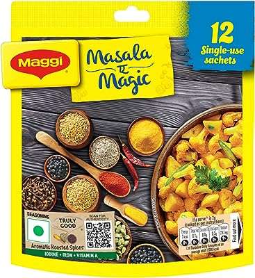 Masala ae magic vegetal masala sachet de 72 g (6 x 12. DIAYTAR COTE D'IVOIRE  est le paradis des bonnes affaires ! Trouvez tout ce dont vous avez besoin pour votre maison, de l'informatique à l'électroménager, à des prix défiant toute concurrence. Ne manquez pas nos offres incroyables et profitez de la livraison rapide pour recevoir vos achats directement chez vous.