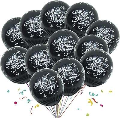 12pcs 12" décorations d'anniversaire en latex "joyeux anniversaire" ballons pour hommes garçon fille de fête. Achetez malin sur DIAYTAR COTE D'IVOIRE  ! Notre boutique en ligne généraliste propose une large gamme de produits discount allant des articles pour la maison, à la mode en passant par l'électroménager et l'informatique. Profitez de nos offres imbattables et faites des économies dès aujourd'hui !