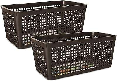 Panier de rangement en plastique pour cuisine et bureau à domicile. DIAYTAR COTE D'IVOIRE  : votre destination en ligne pour des achats discount en toute facilité. Explorez notre vaste sélection de produits comprenant des articles pour la maison, des appareils électroniques, des vêtements à la mode et bien plus encore. Profitez des meilleurs prix et faites de bonnes affaires chez DIAYTAR COTE D'IVOIRE  !