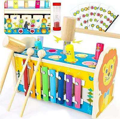 Jouets montessori swift pour enfants de 1 à 2 ans maillet en bois avec xylophone. Découvrez DIAYTAR COTE D'IVOIRE, la boutique en ligne ultime pour des achats malins. Parcourez notre catalogue où vous trouverez une grande variété de produits discount pour la maison, l'électroménager, l'informatique ainsi que les dernières tendances mode et les gadgets les plus en vogue.