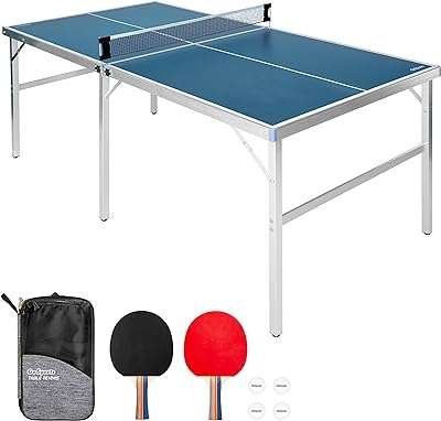 Ensemble complet de tennis de table portable intérieur extérieur gosports de taille moyenne avec filet. Faites des économies sur tous vos achats avec DIAYTAR COTE D'IVOIRE, la boutique en ligne qui propose une large gamme de produits discount. Que vous recherchiez des articles pour la maison, des appareils électroniques à la pointe de la technologie, des vêtements tendance ou des gadgets innovants, vous trouverez tout cela à des prix compétitifs chez DIAYTAR COTE D'IVOIRE . N'attendez plus pour bénéficier de nos offres imbattables et profitez d'une expérience d'achat en ligne optimale.