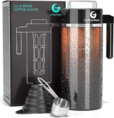 Cafetière à infusion froide coffee gator thé glacé et cafetière glacée avec carafe. Ne payez pas plus cher pour vos achats ! DIAYTAR COTE D'IVOIRE  propose une sélection de produits discount pour tous les budgets, allant de la maison à l'électroménager en passant par l'informatique, la mode et les gadgets. Faites des économies sans compromis sur la qualité !