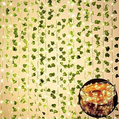 Guirlande de lierre artificiel de 84 pieds 12 pièces guirlande feuilles vert suspendues avec 100. DIAYTAR COTE D'IVOIRE  - Votre destination discount pour tous vos besoins. Parcourez notre collection de produits de haute qualité, allant de la maison à l'électroménager, de l'informatique à la mode, et trouvez les meilleures offres en ligne. Profitez de nos prix imbattables et faites des économies dès maintenant!