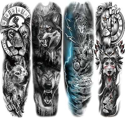 Briyhose lion wolf manchon de tatouage temporaire grand bras complet animal. DIAYTAR COTE D'IVOIRE, votre partenaire en ligne pour des produits discount de qualité à des prix imbattables ! Trouvez tout ce dont vous avez besoin, des articles pour la maison aux appareils électroménagers, en passant par les accessoires informatiques et les produits tendance de la mode. Faites des bonnes affaires dès maintenant en visitant notre boutique en ligne.