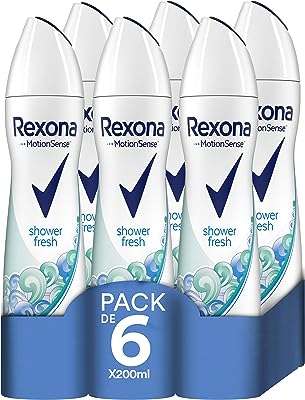 Déodorant anti transpirant rexona shower fresh – pack de 6 x 200. DIAYTAR COTE D'IVOIRE  - Votre source infaillible pour des achats discount en ligne. Explorez notre catalogue en constante évolution et découvrez des produits variés pour la maison, des appareils électroménagers essentiels, des gadgets sophistiqués et bien plus encore. Profitez de nos offres attractives et renouvelez votre intérieur, votre look et votre vie sans vous ruiner !