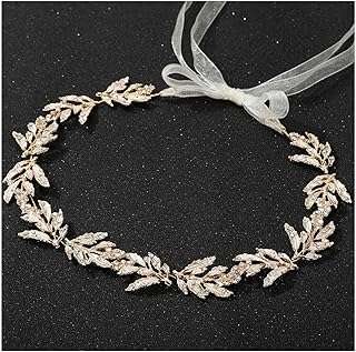 Bandeau de feuilles personnalisé pour mariage bandeau de mariée en strass doré. À la recherche de bonnes affaires ? Ne cherchez plus ! DIAYTAR COTE D'IVOIRE  est là pour vous. Avec une gamme complète de produits discount, allant de la maison à l'électroménager, de l'informatique à la mode et aux gadgets tendance, vous trouverez sûrement ce que vous cherchez tout en réalisant des économies substantielles.