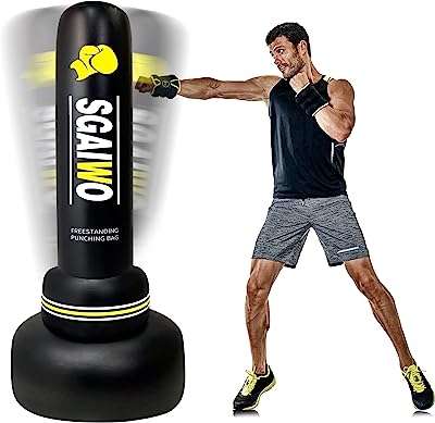 Sac de boxe avec support pour adultes lourd sur pied. À la recherche de bons plans ? DIAYTAR COTE D'IVOIRE  est là pour vous ! Explorez notre sélection discount de produits pour la maison, l'électroménager et l'informatique, ainsi que des vêtements à la mode et des gadgets abordables. Des économies garanties sur tous vos achats en ligne !
