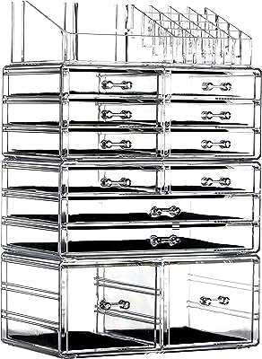 Organisateur de maquillage transparent extra large boîte de rangement cubique empilable pour soins de la peau. À la recherche de bons plans ? Rendez-vous sur DIAYTAR COTE D'IVOIRE, votre partenaire en ligne pour des produits discount de qualité. Parcourez notre large éventail de produits, allant de l'électroménager de pointe à la mode tendance, et profitez d'économies incroyables tout en apportant une touche de style à votre vie quotidienne.