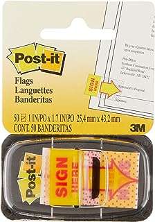 Drapeaux à message imprimés post it  "sign here " 1 pouce jaune distributeur de 50. À la recherche de bons plans ? Ne cherchez plus, DIAYTAR COTE D'IVOIRE  est là pour vous ! Naviguez à travers notre boutique en ligne proposant une large sélection de produits discount, des articles pour la maison à l'électroménager, en passant par l'informatique, la mode et les gadgets branchés.