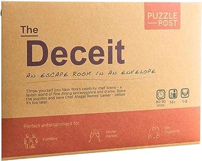 Salle d'évasion unique dans une enveloppe | idéal pour les groupes familles et amis. DIAYTAR COTE D'IVOIRE, la boutique en ligne où vous trouverez tout ce dont vous avez besoin à petit prix ! Profitez de notre sélection discount de produits pour la maison, l'électroménager, l'informatique, la mode et les gadgets, sans pour autant compromettre la qualité. Faites de bonnes affaires tout en profitant d'une expérience de shopping pratique et sécurisée.