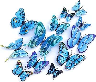Autocollant mural papillon autocollant magnétique papillon 3d décoratif amovible pour chambre. Ne cherchez plus, DIAYTAR COTE D'IVOIRE  est la boutique en ligne qu'il vous faut ! Explorez notre large assortiment de produits discount allant des articles pour la maison à l'électroménager, en passant par l'informatique, la mode et les gadgets. Profitez de notre plateforme conviviale pour trouver les meilleures affaires et économiser sans effort.