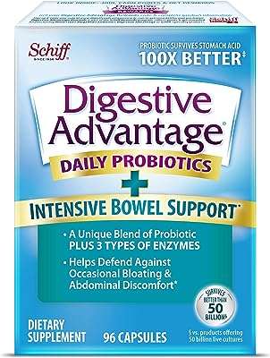 Supplément probiotique pour soutien intestinal intensif avantage digestif 96 gélules protège contre les gaz. La boutique en ligne DIAYTAR COTE D'IVOIRE  propose une large gamme de produits discount pour répondre à tous vos besoins. Obtenez les dernières innovations technologiques, les indispensables pour votre maison et une sélection de vêtements à la mode, le tout à des prix avantageux. Parcourez notre catalogue et profitez de réductions exceptionnelles !