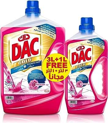 Nettoyant multi usages désinfectant dac gold rose (3l + 1l) élimine 999% des germes et bactéries. À la recherche de bonnes affaires ? DIAYTAR COTE D'IVOIRE  est là pour vous ! Explorez notre boutique en ligne regorgeant d'articles à prix cassés, couvrant tous les domaines, de la maison à l'électroménager, en passant par l'informatique, la mode et les gadgets. Achetez malin, économisez gros et découvrez une toute nouvelle façon de faire des emplettes en ligne.
