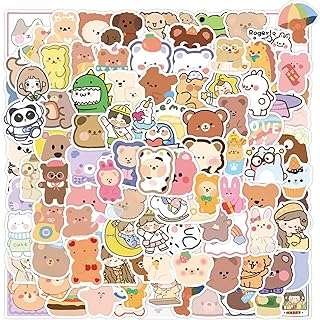 Autocollants ours de dessin animé mignon pour 100 pièces scrapbooking autocollants esthétiques en vinyle. DIAYTAR COTE D'IVOIRE  - La référence en ligne pour des achats malins ! Explorez notre catalogue varié incluant des produits discount pour la maison, l'électroménager, l'informatique et la mode. Optez pour la qualité à petit prix et ne manquez pas nos promotions exclusives.