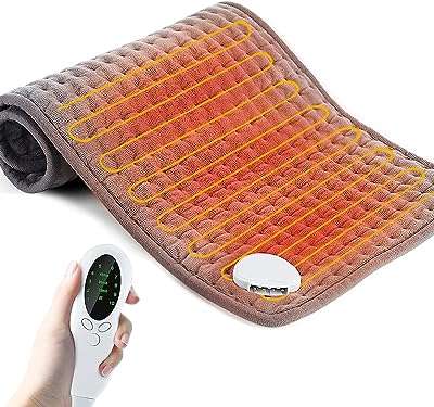 Coussin chauffant électrique pour douleurs au dos épaules cou genoux jambes crampes et soulagement de l'arthrite. À la recherche de bonnes affaires ? DIAYTAR COTE D'IVOIRE  est là pour vous ! Notre boutique en ligne généraliste propose une variété de produits discount, allant des articles pour la maison à l'électroménager, en passant par l'informatique et la mode, ainsi que les gadgets indispensables à petits prix.