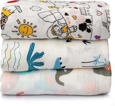 3 paquets de couvertures d'emmaillotage pour bébé vêtements pour nouveau né grandes en mousseline. Vous voulez dépenser moins tout en obtenant plus ? DIAYTAR COTE D'IVOIRE  est là pour vous ! Profitez de nos offres exceptionnelles sur une large gamme de produits, allant des articles ménagers à l'électroménager, en passant par les gadgets et la mode. Faites des économies sans compromettre la qualité.