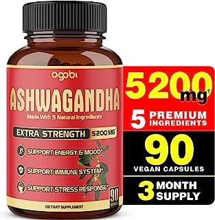 Capsules d'ashwagandha 5 en 1 équivalent à 200 mg de poudre. DIAYTAR COTE D'IVOIRE, votre allié pour des économies au quotidien ! Parcourez notre large catalogue en ligne et explorez notre gamme de produits discount allant de l'électroménager à l'informatique en passant par la mode. Profitez des dernières tendances à petits prix et faites de bonnes affaires sans compromis sur la qualité.