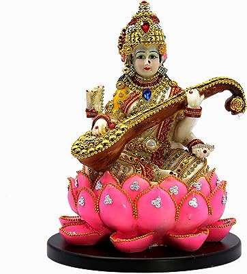 Saraswati maa murti idol sculpture en résine 11 pouces. Découvrez DIAYTAR COTE D'IVOIRE, la boutique en ligne généraliste qui propose une large sélection de produits à prix réduits : de l'électroménager à la mode en passant par l'informatique, trouvez tout ce dont vous avez besoin sans vous ruiner !