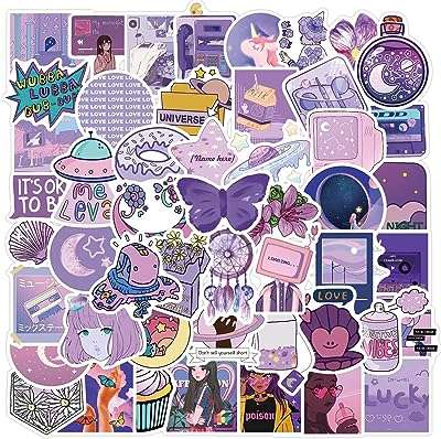 Autocollants violets mignons autocollants imperméables kawaii esthétiques drôles pour bouteilles d'eau. Faites des économies tout en restant tendance avec DIAYTAR COTE D'IVOIRE . Notre boutique en ligne généraliste propose des articles de mode et des gadgets à prix discount, sans compromis sur la qualité. Explorez notre sélection dès maintenant et trouvez les meilleures affaires du moment.