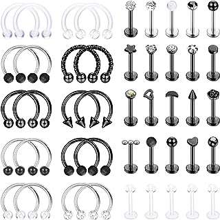 45 pièces labret 16g en acier inoxydable fer à cheval nez. DIAYTAR COTE D'IVOIRE  est la solution idéale pour les amateurs de bonnes affaires. Notre boutique en ligne propose une gamme complète de produits discount, allant des articles pour la maison à l'informatique, en passant par l'électroménager et la mode. Faites des économies sur vos achats tout en bénéficiant de produits de qualité chez DIAYTAR COTE D'IVOIRE .