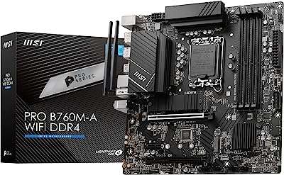 Carte mère msi pro b760m a wifi ddr4 micro atx prend en charge les processeurs. Vous cherchez des produits discount de qualité ? Ne cherchez plus, DIAYTAR COTE D'IVOIRE  est là pour vous ! Parcourez notre boutique en ligne et découvrez une variété d'articles pour la maison, l'électroménager, la mode, l'informatique et les gadgets à des prix défiant toute concurrence. Ne manquez pas nos offres spéciales et économisez sur tous vos achats !
