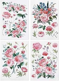 Papier transfert à friction de 4 roses en fleurs de printemps et papillon. En quête des dernières tendances en matière d'informatique à prix abordable ? DIAYTAR COTE D'IVOIRE  est là pour vous ! Explorez notre sélection d'ordinateurs portables, de tablettes et de périphériques informatiques pour trouver les produits les plus performants à des prix attractifs.