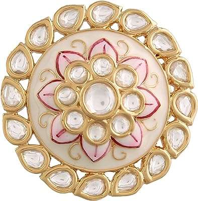 I jewels bague de mariage indienne bollywood plaquée or 18 carats avec perles. Faites des économies sans compromis sur la qualité grâce à DIAYTAR COTE D'IVOIRE, votre boutique en ligne spécialisée dans les produits discount. Découvrez notre gamme variée d'articles pour la maison, l'électroménager, l'informatique, la mode et les gadgets, tous disponibles à des prix attractifs. Profitez de nos offres exceptionnelles et transformez votre façon de magasiner avec DIAYTAR COTE D'IVOIRE .