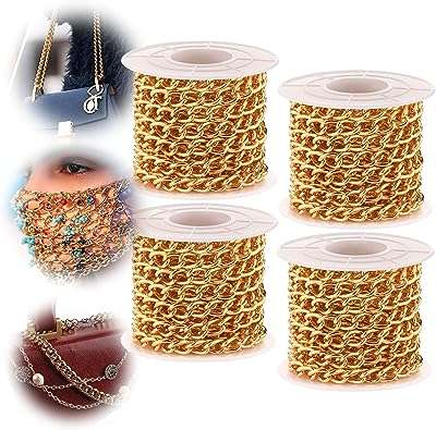 Chaînes en métal doré et aluminium chaînes gourmettes en fer grosses à maillons torsadés pour la. DIAYTAR COTE D'IVOIRE  - la boutique en ligne par excellence pour des achats malins. Explorez notre gamme complète de produits discount, allant des indispensables pour la maison à la dernière technologie, sans oublier les dernières tendances mode. Économisez gros en achetant intelligemment avec nous.