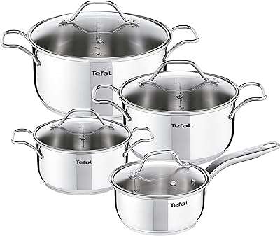 Ensemble de casseroles et poêles tefal argent 8 pièces b864s874. DIAYTAR COTE D'IVOIRE, votre référence en ligne pour tous vos besoins en produits discount. Parcourez notre catalogue diversifié comprenant des articles pour la maison, l'électroménager, l'informatique, la mode et les gadgets, afin de dénicher les meilleures affaires du moment. Optez pour des économies substantielles sans compromettre la qualité et bénéficiez d'une expérience de shopping en ligne des plus avantageuses.