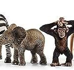 Figurines d'animaux schleich coffret cadeau 4 pièces pour enfants avec lion zèbre singe et éléphant. À la recherche de bonnes affaires ? DIAYTAR COTE D'IVOIRE  est là pour vous ! Notre boutique en ligne généraliste propose une variété de produits discount, allant des articles pour la maison à l'électroménager, en passant par l'informatique et la mode, ainsi que les gadgets indispensables à petits prix.