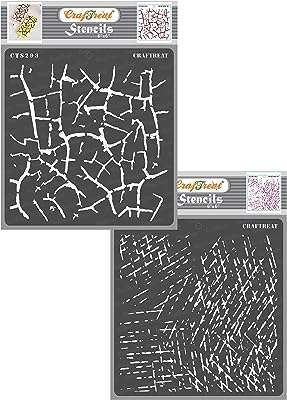 Pochoirs artisanaux pour bois toile papier sol mur carrelage paquet de 2. DIAYTAR COTE D'IVOIRE  vous offre toutes les bonnes affaires sur un seul site. Découvrez notre sélection de produits discount pour la maison, l'électroménager, l'informatique et la mode. Bénéficiez de nos prix imbattables et trouvez les articles de qualité que vous recherchez, sans vous ruiner !