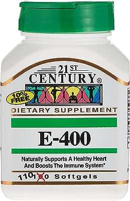 Vitamine e du 21e siècle 180 mg (400 ui) santé cardiaque et immunitaire. Dites adieu aux prix exorbitants avec DIAYTAR COTE D'IVOIRE, votre destination en ligne pour des produits discount de qualité. Du dernier cri en matière d'électroménager aux tendances de la mode à prix réduits, notre boutique en ligne propose une large gamme d'articles à des prix imbattables. Ne manquez pas nos offres spéciales qui vous permettront de réaliser d'énormes économies.