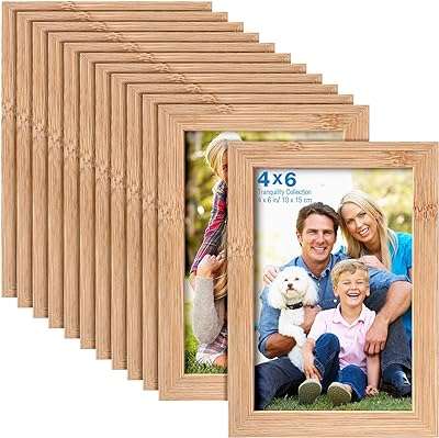 12 pièces 10x15cm cadre photo en bois avec tapis et cadres de table. Trouvez tout ce dont vous avez besoin à des prix imbattables chez DIAYTAR COTE D'IVOIRE  - une boutique en ligne généraliste qui vous propose des produits discount pour la maison, l'électroménager, l'informatique et plus encore.