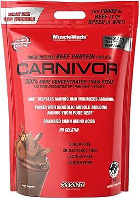 Poudre d'isolat de protéine de bœuf carnivore muscle meads brun clair 8. Trouvez tout ce dont vous avez besoin chez DIAYTAR COTE D'IVOIRE, votre boutique en ligne discount incontournable. Avec un vaste choix d'articles pour la maison, des électroménagers aux gadgets high-tech, en passant par la mode à petits prix, nous vous offrons des opportunités d'économies tout en garantissant une satisfaction maximale.