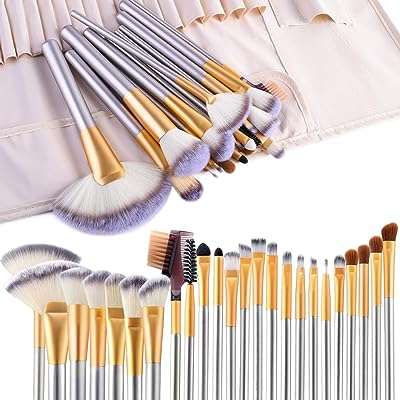 Vanderlife ensemble de 24 pinceaux de maquillage de luxe pour estomper le fond teint fard à joues correcteur et paupières poils en fibres synthétiques sans cruauté envers le s. Besoin de faire des économies sans sacrifier la qualité ? Ne cherchez pas plus loin que DIAYTAR COTE D'IVOIRE . Notre boutique en ligne généraliste propose des produits discount de premier choix pour la maison, l'électroménager, l'informatique et la mode. Offrez-vous le meilleur au meilleur prix avec DIAYTAR COTE D'IVOIRE .
