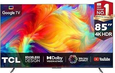 Téléviseur intelligent tcl 85" 4k ultra hd google tv avec commande. Découvrez DIAYTAR COTE D'IVOIRE, votre nouveau repère en ligne pour des achats malins à prix réduit. Parcourez notre catalogue diversifié de produits discount, allant de l'électroménager à l'informatique, en passant par la mode et les gadgets. Obtenez les meilleures offres sans sacrifier la qualité, le tout dans le confort de votre foyer.
