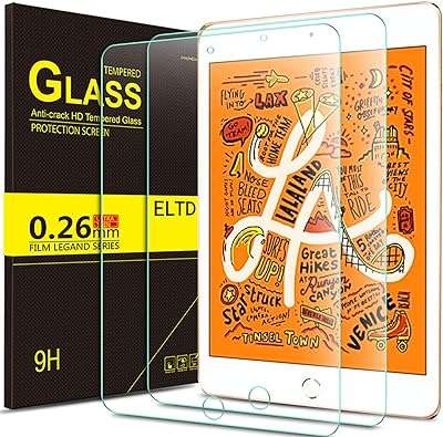 Protecteur d'écran transparent anti-rayures anti-bulles et anti-empreintes digitales compatible avec ipad