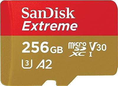 Carte microsd sandisk extreme uhs i 256 go enregistrement vidéo 4k uhd sur mobile. DIAYTAR COTE D'IVOIRE  est votre guichet unique pour des produits discount de haute qualité. Parcourez notre large sélection d'articles, allant des appareils électroménagers essentiels aux produits informatiques, en passant par les accessoires mode et les gadgets dernier cri, tout en profitant de prix imbattables.