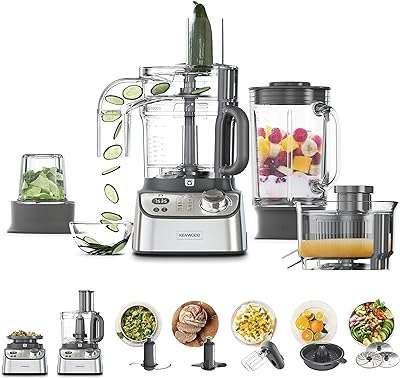 Robot culinaire kenwood 1000 w avec mixeur en verre broyeur double. DIAYTAR COTE D'IVOIRE  - votre guichet unique en ligne pour des produits discount irrésistibles. Parcourez notre large éventail de gadgets innovants, d'équipements ménagers pratiques et de vêtements tendance à prix cassés. Ne manquez pas cette opportunité de faire de bonnes affaires et de réaliser des économies considérables.