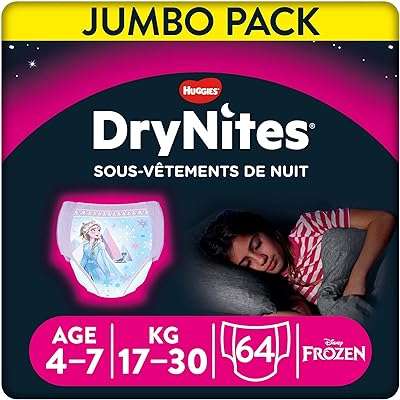 Pantalon de pyjama 4 7 ans filles 17 30 kg paquet de 64 pantalons drynights pour énurésie. Explorez DIAYTAR COTE D'IVOIRE  et découvrez une multitude de produits incroyables à des prix réduits. De l'électroménager aux gadgets en passant par la mode, notre boutique en ligne généraliste offre une vaste sélection pour tous vos besoins à petit prix. Faites des économies tout en vous faisant plaisir en passant commande dès maintenant!