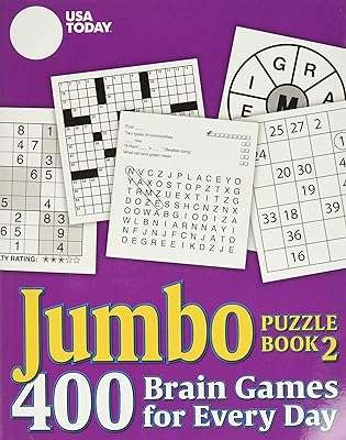 Usa today jumbo puzzle book 2 : 400 jeux de réflexion pour chaque. Explorez DIAYTAR COTE D'IVOIRE  et économisez gros sur une variété de produits pour la maison, y compris des appareils électroménagers dernier cri, des gadgets innovants et des articles à la mode, à des tarifs imbattables.