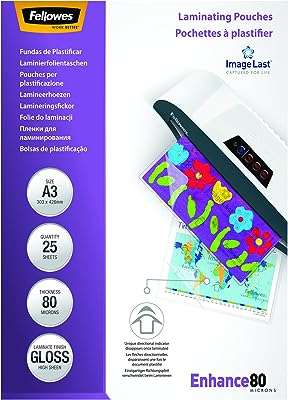 Sacs de plastification fellowes a3 brillants 160 microns (2 x 80 microns) avec image. À la recherche de bons plans ? DIAYTAR COTE D'IVOIRE  est là pour vous ! Explorez notre sélection discount de produits pour la maison, l'électroménager et l'informatique, ainsi que des vêtements à la mode et des gadgets abordables. Des économies garanties sur tous vos achats en ligne !