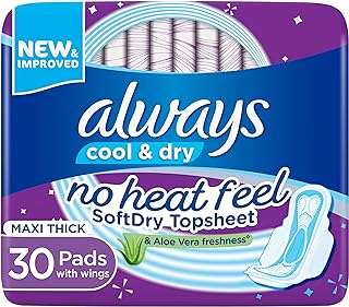 Serviettes hygiéniques always maxi épaisses cool & dry grandes serviettes en coton épais avec ailes. DIAYTAR COTE D'IVOIRE  est là pour rendre votre budget heureux et votre shopping facile. Parcourez notre gamme complète de produits discount de qualité supérieure allant de la maison à l'électroménager, de l'informatique à la mode, et trouvez des articles pour chaque aspect de votre vie à des prix imbattables!