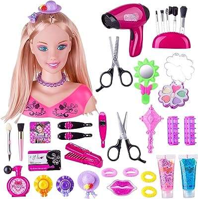 Tête de poupée de coiffure et de maquillage kunhauf pour bébés filles mini coiffeur avec accessoires. Faites des économies sans compromis sur la qualité avec DIAYTAR COTE D'IVOIRE  ! Notre boutique en ligne propose une vaste sélection de produits discount, des appareils électroménagers fiables aux articles de mode tendance, en passant par les équipements informatiques. Trouvez tout ce dont vous avez besoin à des prix défiant toute concurrence.