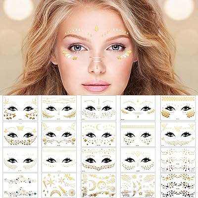 Autocollant de visage autocollant de tatouage temporaire 20 feuilles tatouages ​​temporaires taches. Faites un bond dans le monde des bonnes affaires avec DIAYTAR COTE D'IVOIRE  ! Découvrez notre boutique en ligne généraliste où vous trouverez tout ce dont vous avez besoin, de la maison à l'électroménager, de l'informatique à la mode, et même les derniers gadgets. Ne sacrifiez pas votre budget pour vous faire plaisir, optez pour nos produits discount de qualité.