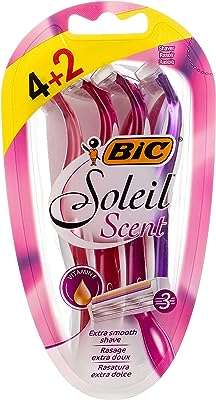 Rasoir jetable à trois lames pour femme bic soleil scent paquet de 4. Ne cherchez plus, DIAYTAR COTE D'IVOIRE  est la boutique en ligne qu'il vous faut pour trouver tout ce dont vous avez besoin à petit prix ! Du petit électroménager aux articles de mode tendance en passant par les dernières technologies, explorez notre vaste catalogue et réalisez de véritables bonnes affaires !