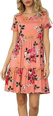 Robe d'été décontractée à volants pour femme. Votre satisfaction et votre budget sont nos priorités chez DIAYTAR COTE D'IVOIRE, la boutique en ligne où vous trouverez tout ce dont vous avez besoin à prix mini. Explorez notre vaste sélection de produits discount, des articles pour la maison aux accessoires high-tech en passant par les dernières tendances en mode. Profitez de nos offres exceptionnelles et faites des économies en toute confiance !
